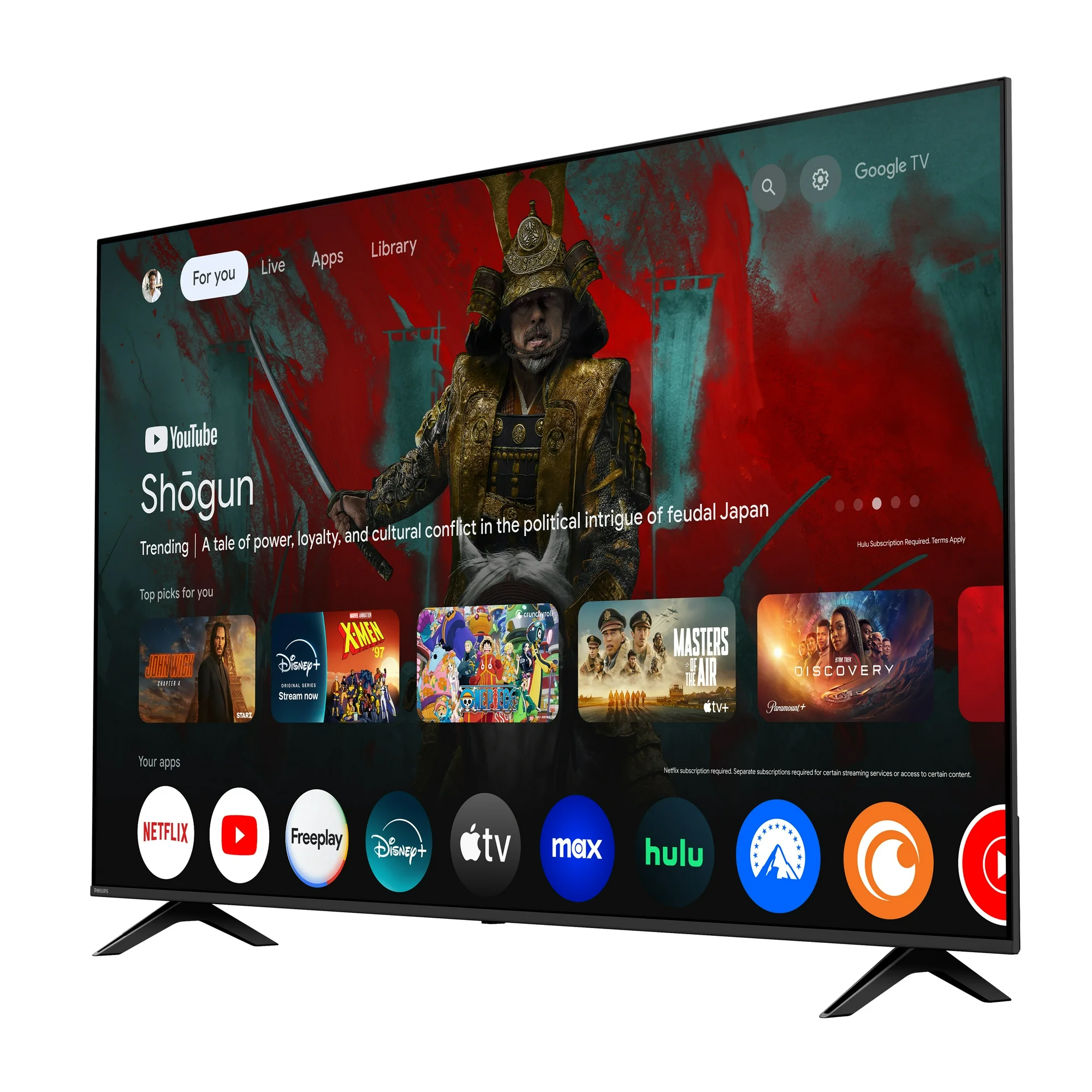 Philips 75" Class 4K Ultra HD (2160p) Google Smart LED TV (75PUL7552/F7) - Image 3