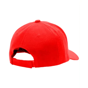 Pixilay Adjustable Red Baseball Cap for Little Girls