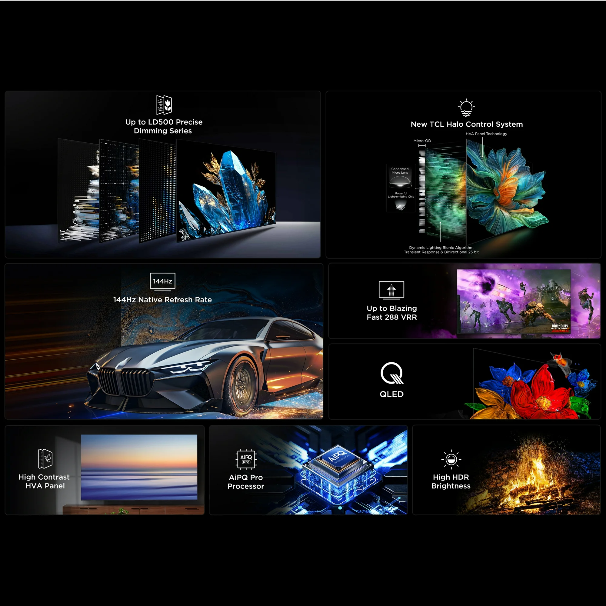 TCL 75" QM6K Series QD-Mini LED QLED 4K UHD Smart TV with Google TV (NEW 2025) 75QM6K - Image 3