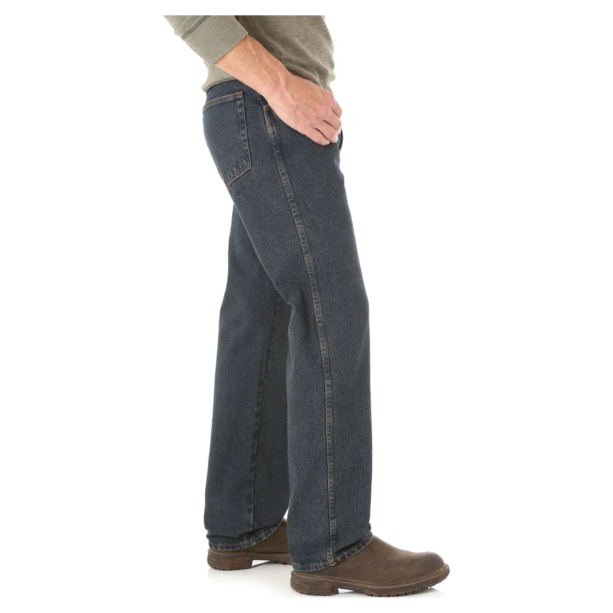 Wrangler Rustler Men's and Big Men's Relaxed Fit Jeans - Image 2