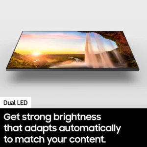 Samsung QN65Q60DAF - 65" Diagonal Class (64.5" viewable) - Q60D Series LED-backlit LCD TV - QLED - Smart TV - Tizen OS - 4K UHD (2160p) 3840 x 2160 - HDR - Quantum Dot, Dual LED - black